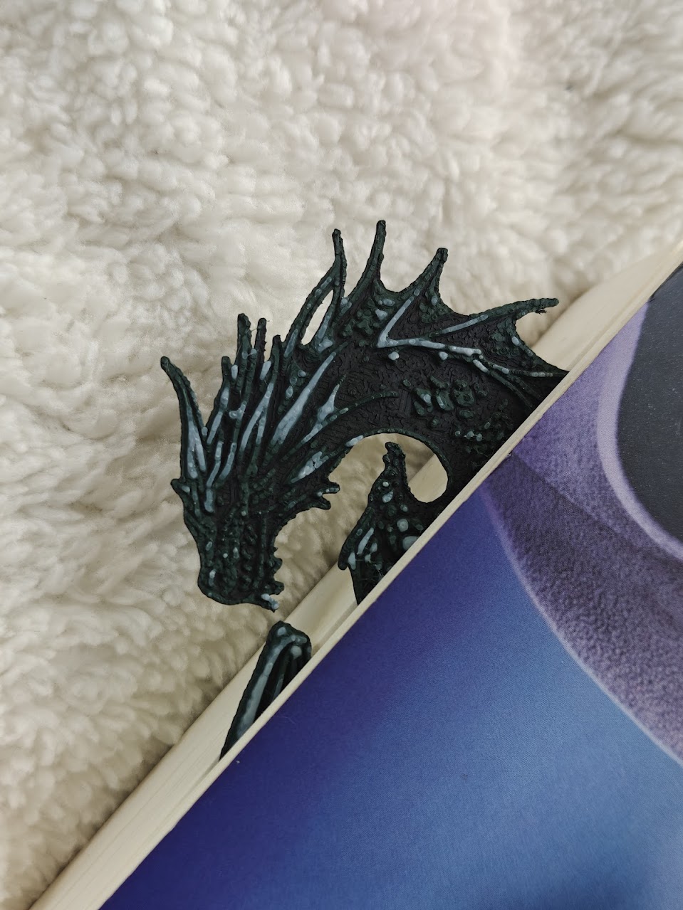 Boekenlegger - Wyvern - (forest-green) - r8j3y2 - boek2.jpg