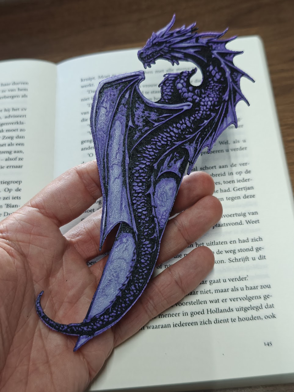 Boekenlegger - Wyvern v1 - (kingroon purple) - 6u1r7g