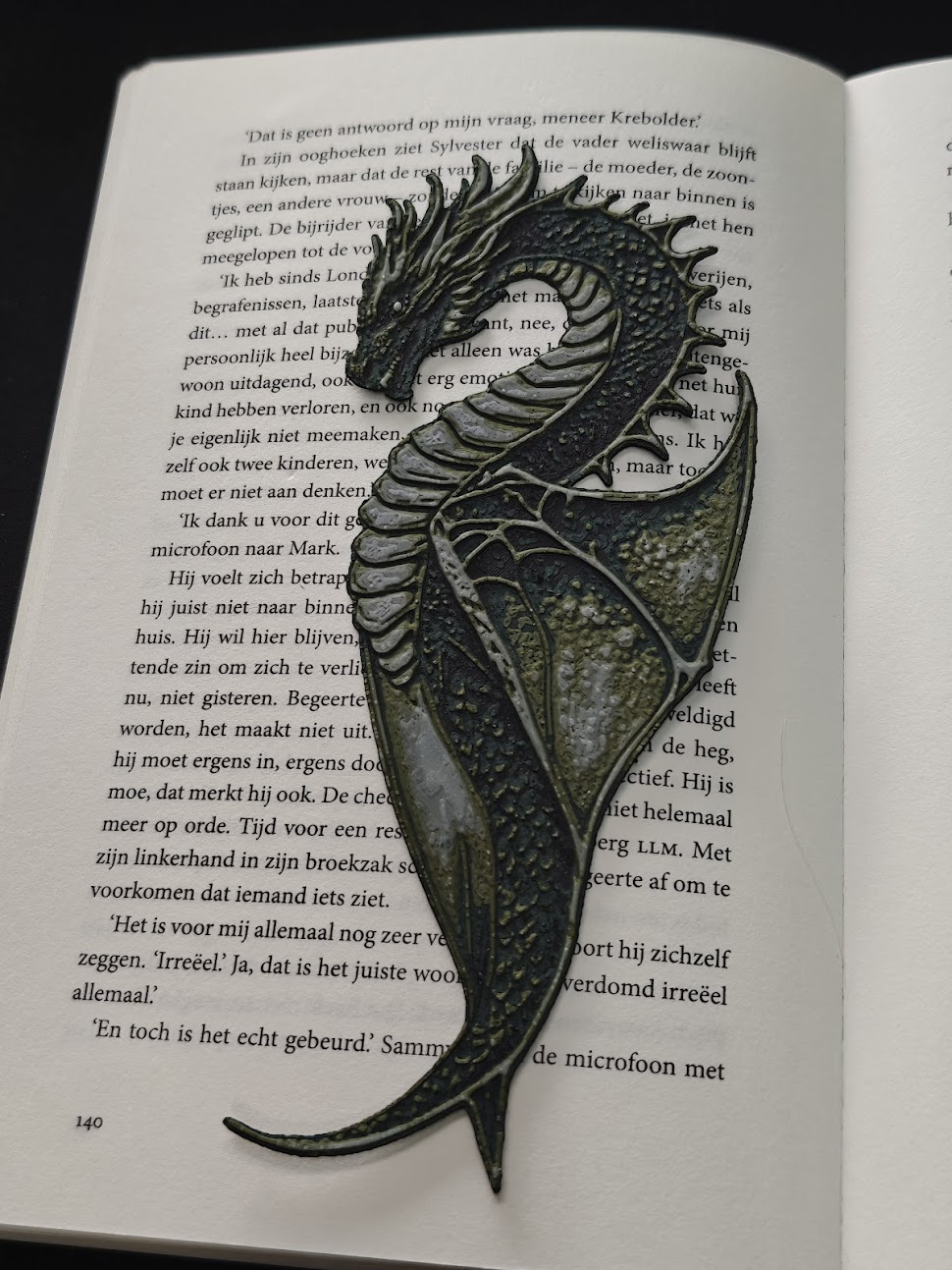 Bookmark - Wyvern v2 - (Forest Green) - r72q9w