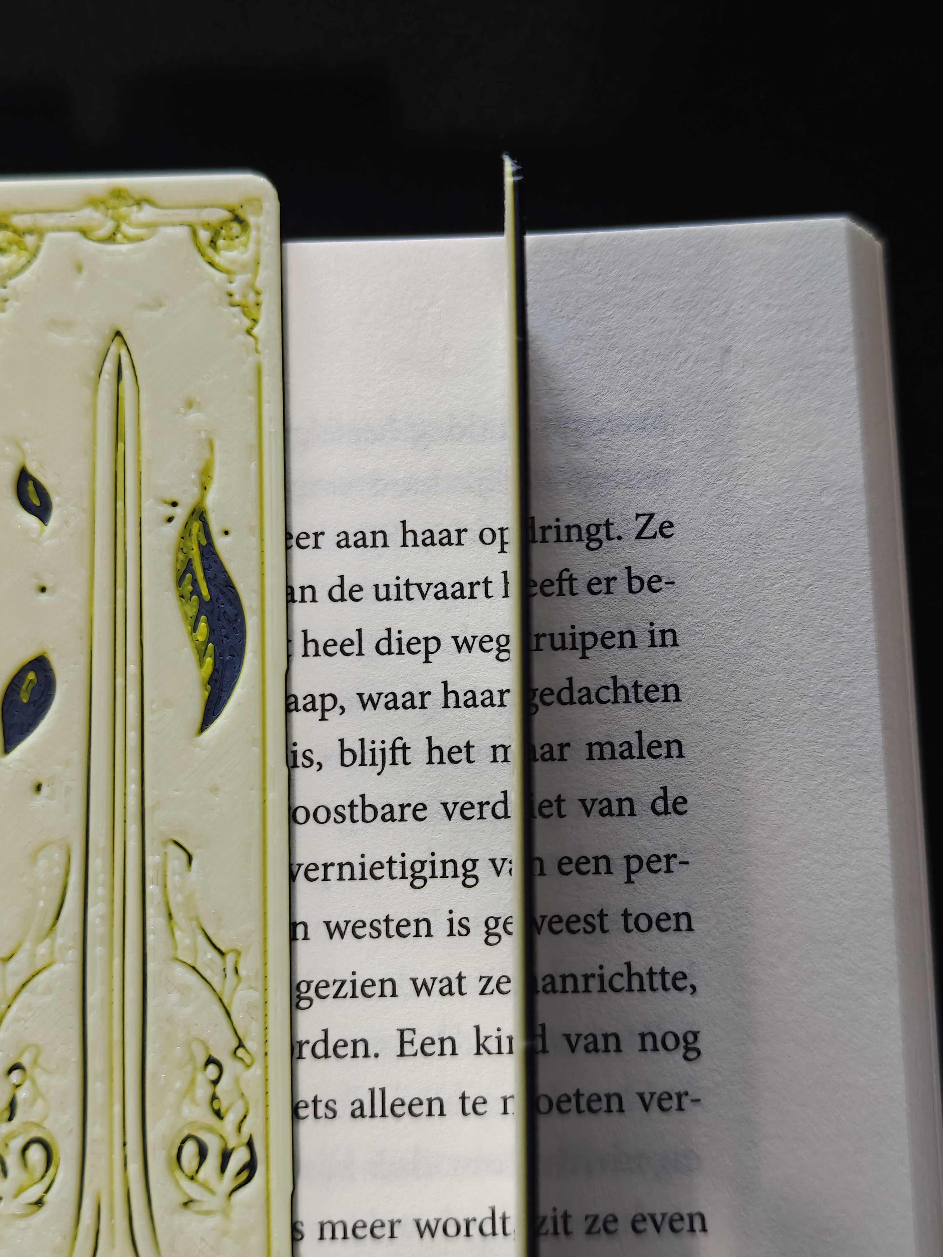 Set of 3 bookmarks - Blossem - (Navy blue-Esun yellow) - p72c4q - IMG20250619211221.jpg